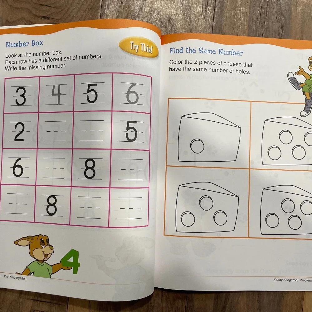 New "Problem Solving" Pre-K Math Workbook - Picture 4 of 6